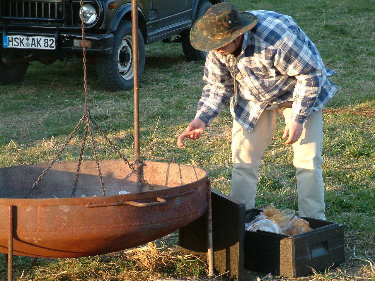 Osterfeuer 2003   Wache 18.-19.April (22)